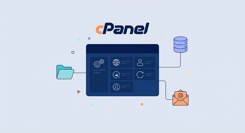 Interface d’hébergement cPanel pour gérer facilement un site web et ses fichiers